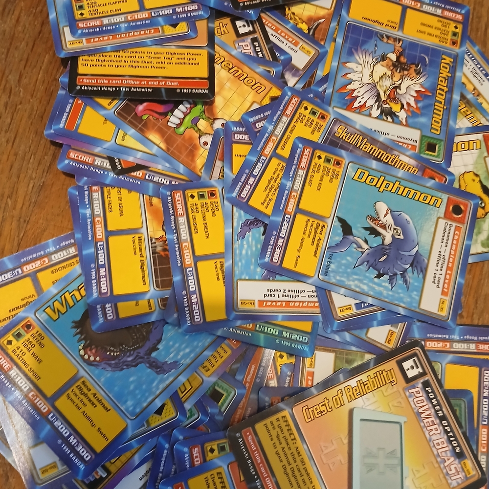 Lot Of 75 Digimon Cards